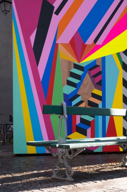 A New Now installation by Morag Myerscough in Paris