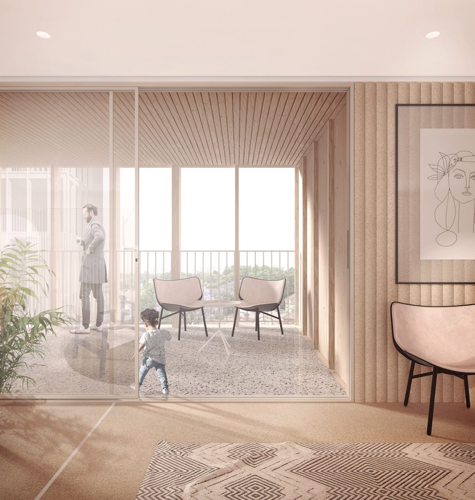 Prefabricated housing system by Morris+Company