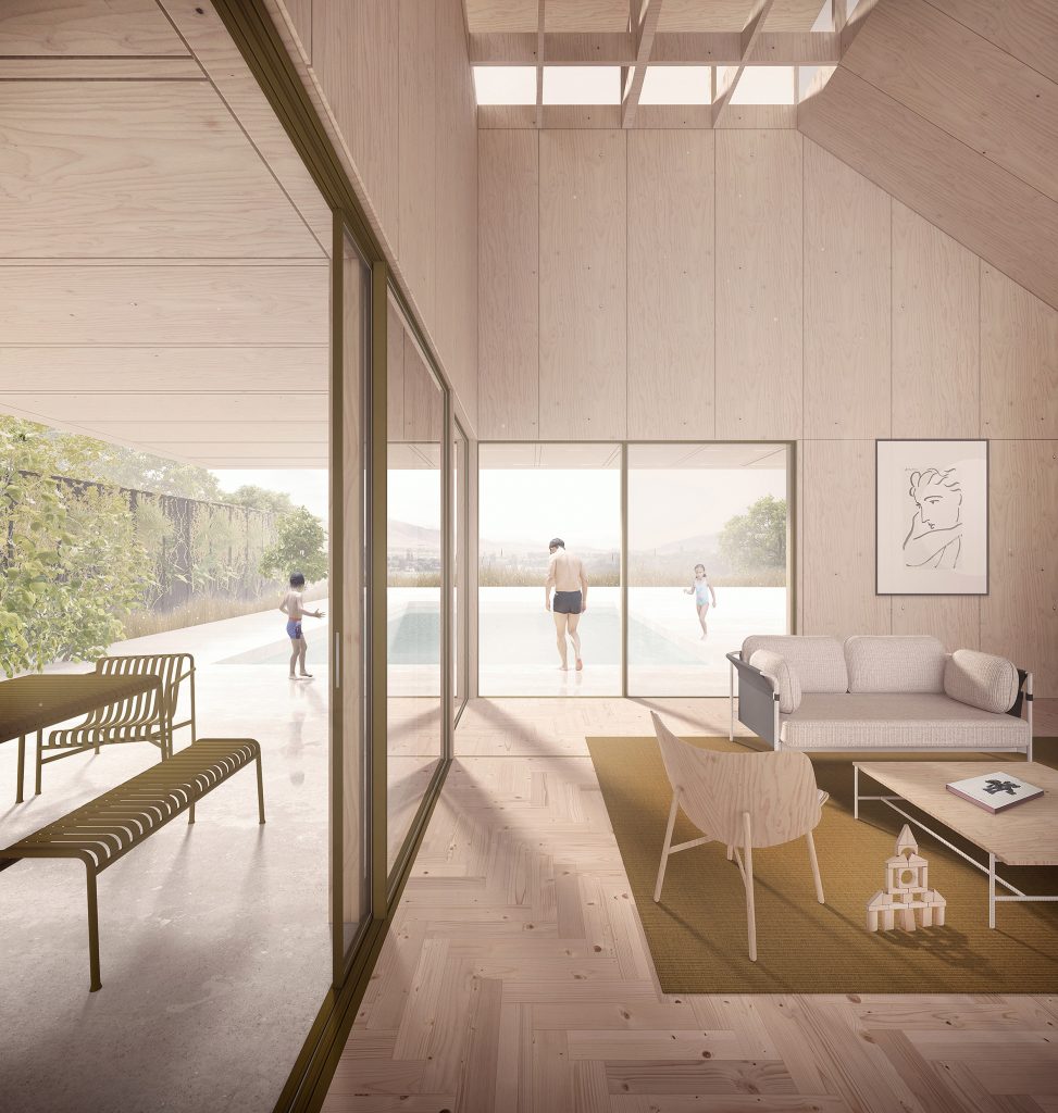 Prefabricated housing system by Morris+Company