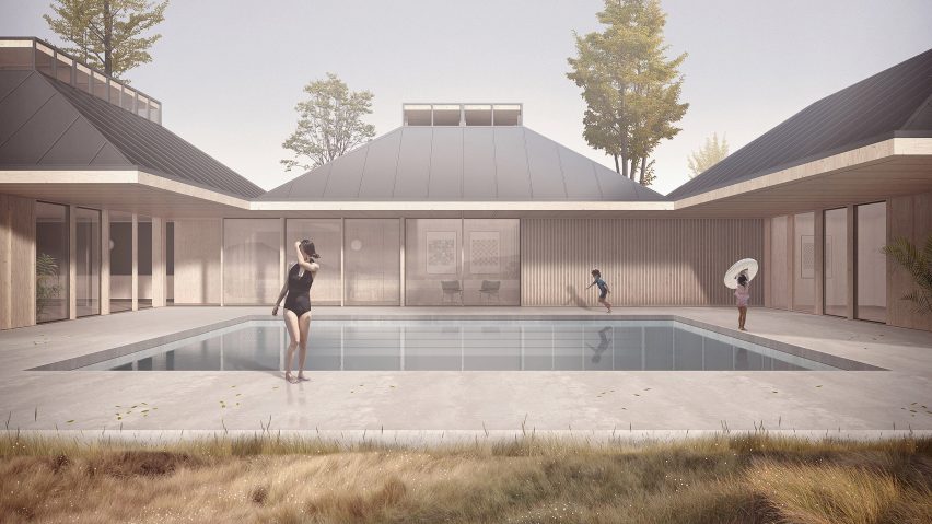 Prefabricated housing system by Morris+Company