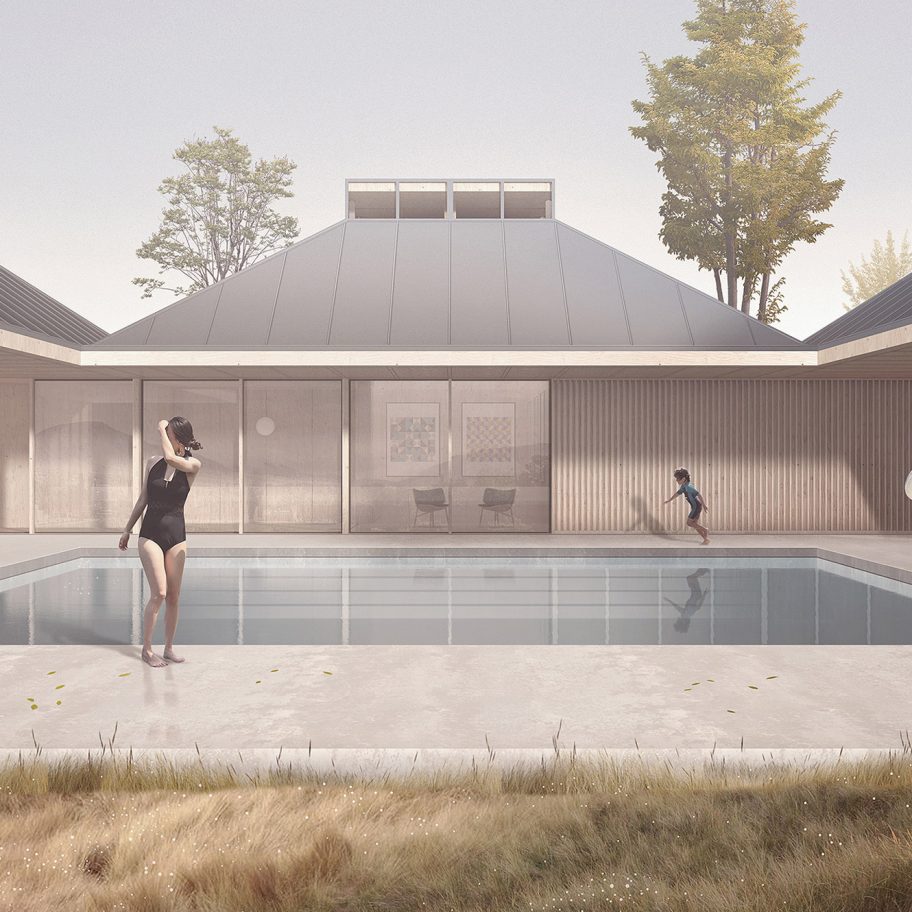 Prefabricated housing system by Morris+Company