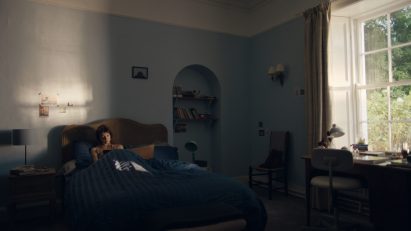 Daisy Edgar-Jones on the set of Normal People