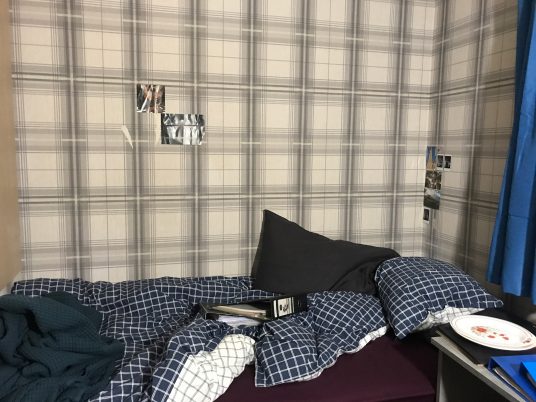 The set for Connell Waldron's family-home bedroom in Normal People
