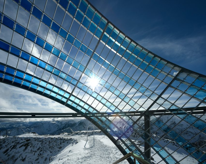 Olafur Eliasson's Out Glacial Perspectives installation
