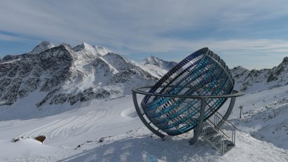 Olafur Eliasson's Out Glacial Perspectives installation