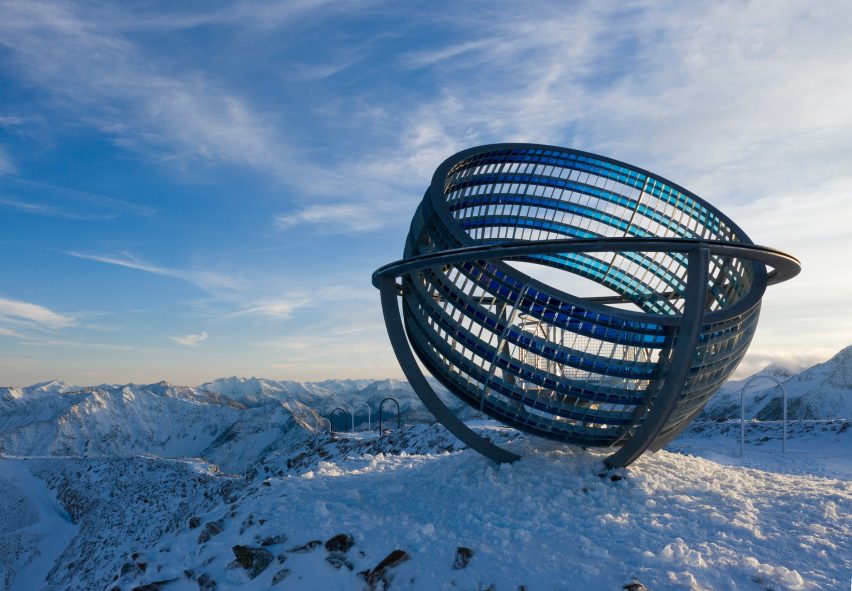 Olafur Eliasson's Out Glacial Perspectives installation