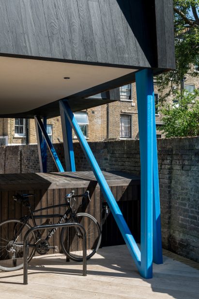Pitched Black house in South London by Gruff Architects