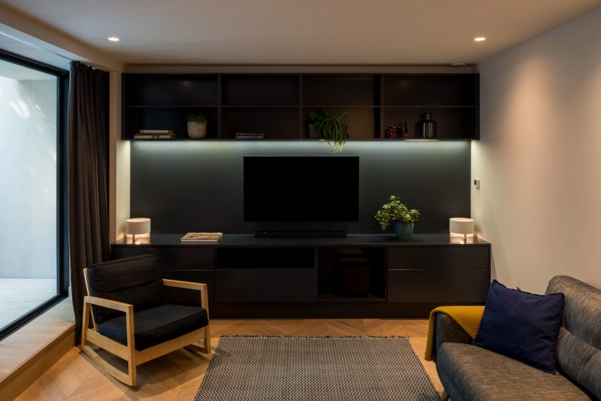 Pitched Black house in South London by Gruff Architects