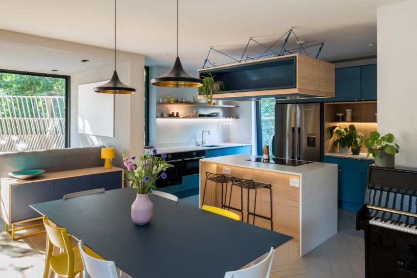 Pitched Black house in South London by Gruff Architects