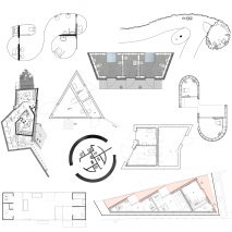 Public toilet floor plans