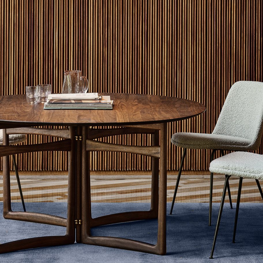 Rely chair by Hee Welling for &tradition has a shell made from 100-per-cent recycled plastic taken from car interiors
