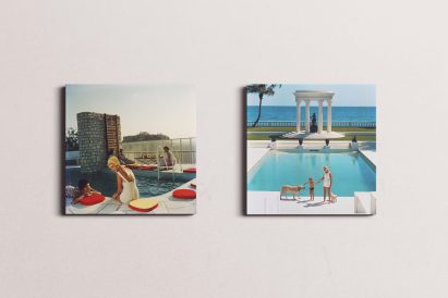 Canvas prints of Penthouse Pool and Nice Pool by Slim Aarons