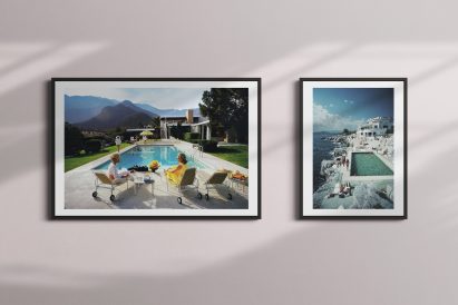 Framed prints of Poolside Glamour and Eden-Roc Pool by Slim Aarons