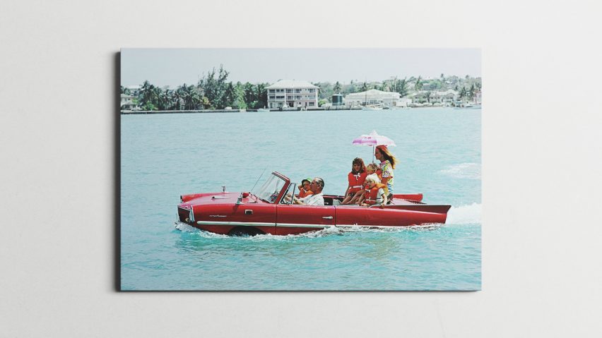 Canvas print of Sea Drive by Slim Aarons