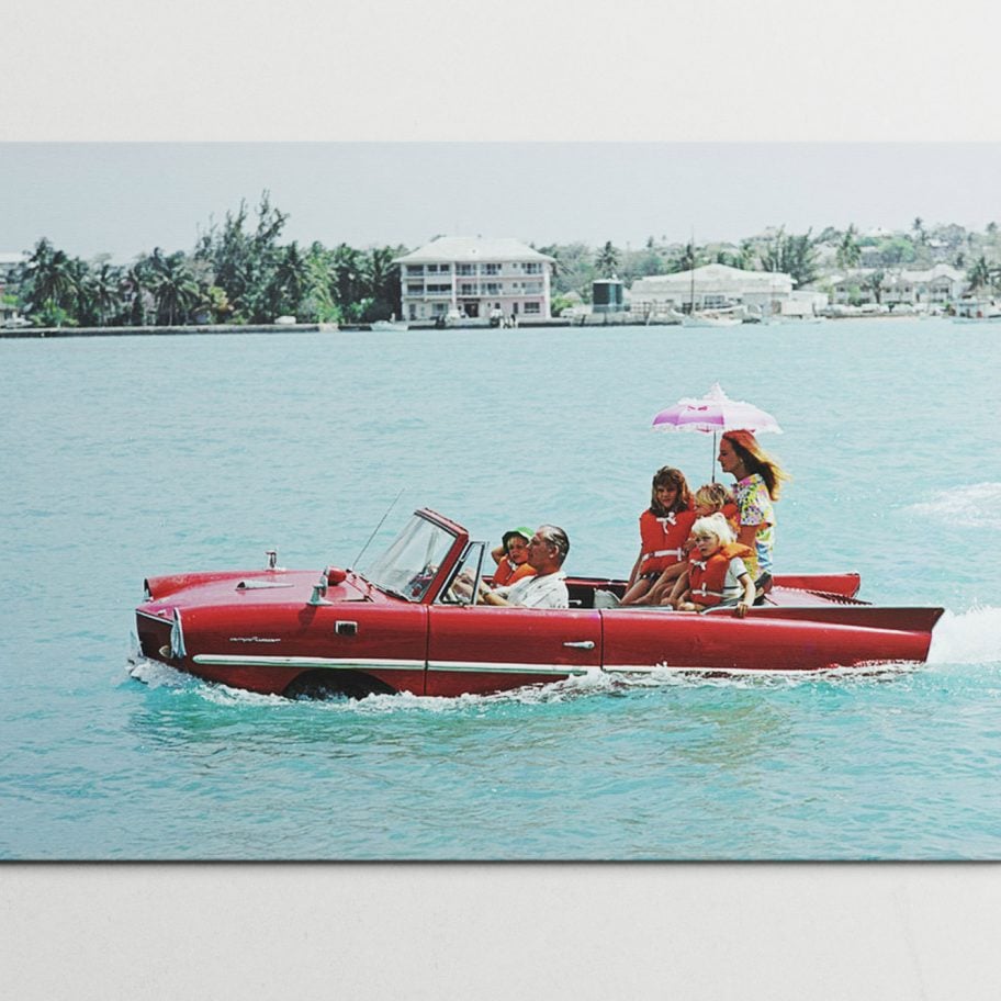 Canvas print of Sea Drive by Slim Aarons