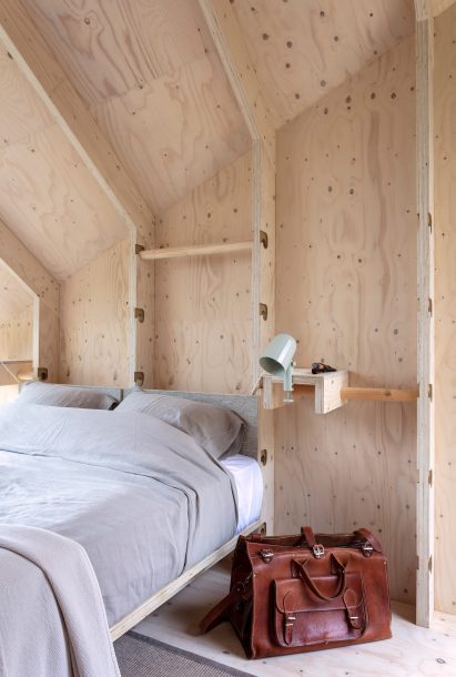 Inside the modular Space of Mind cabin prototype by Studio Puisto