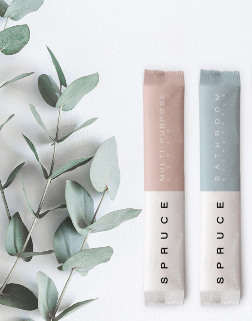 Spruce refill compostable sachets
