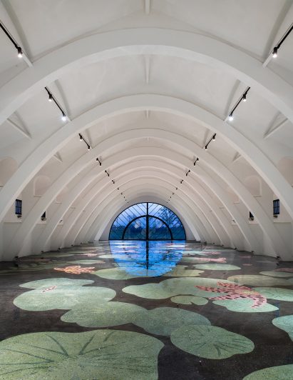Interior of TaoCang Art Center by Roarc Renew in Jiaxing, China