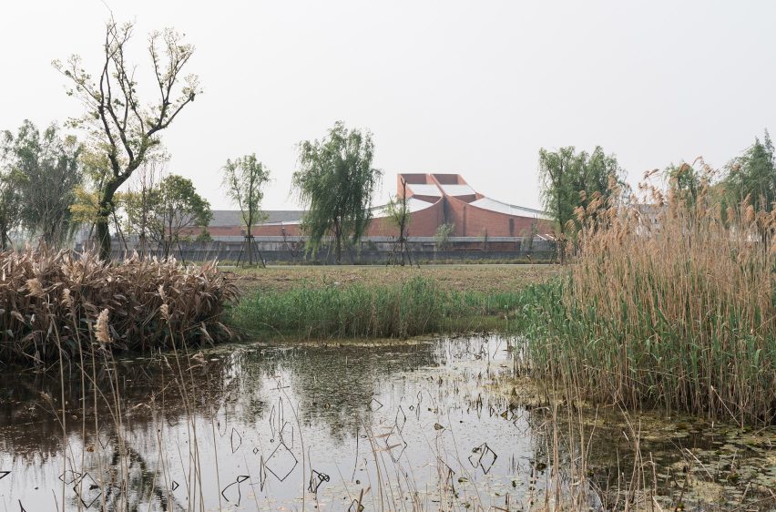 Exterior of TaoCang Art Center by Roarc Renew in Jiaxing, China