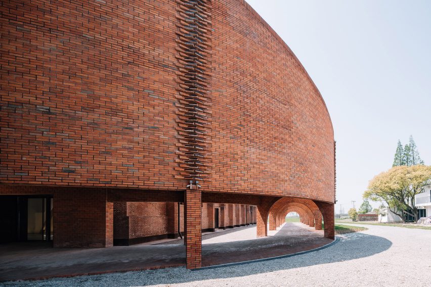 Exterior of TaoCang Art Center by Roarc Renew in Jiaxing, China