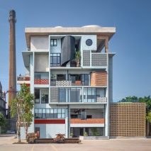 Borderless Community of Zi Ni Twelve Portals, housing project designed by Fei Architects in Guangzhou, China