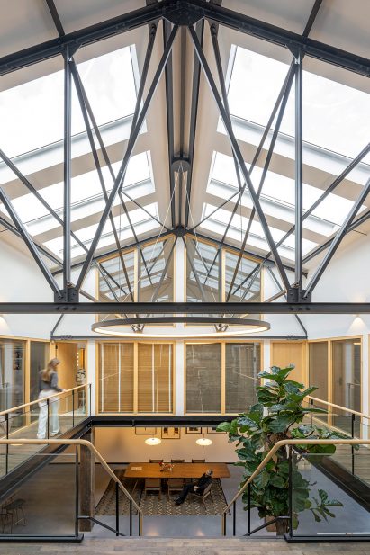 Upper level of The Gymnasium apartment by Robbert De Goede