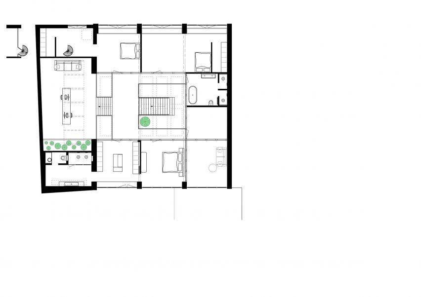 Inside The Gymnasium apartment by Robbert De Goede