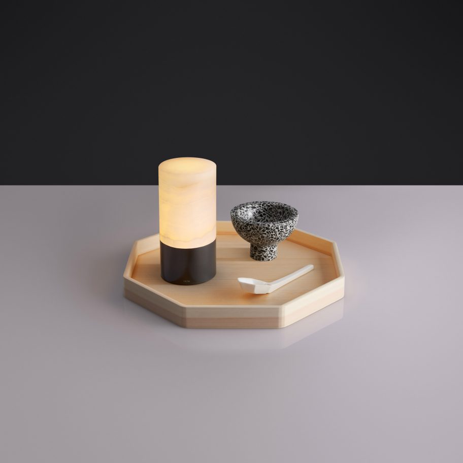 Voltra Alabaster lamps by Arnold Chan for Voltra