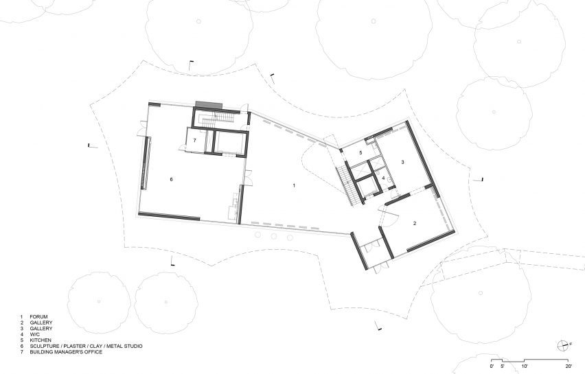 Winter Visual Arts Building by Steven Holl Architects in Lancaster, Pennsylvania