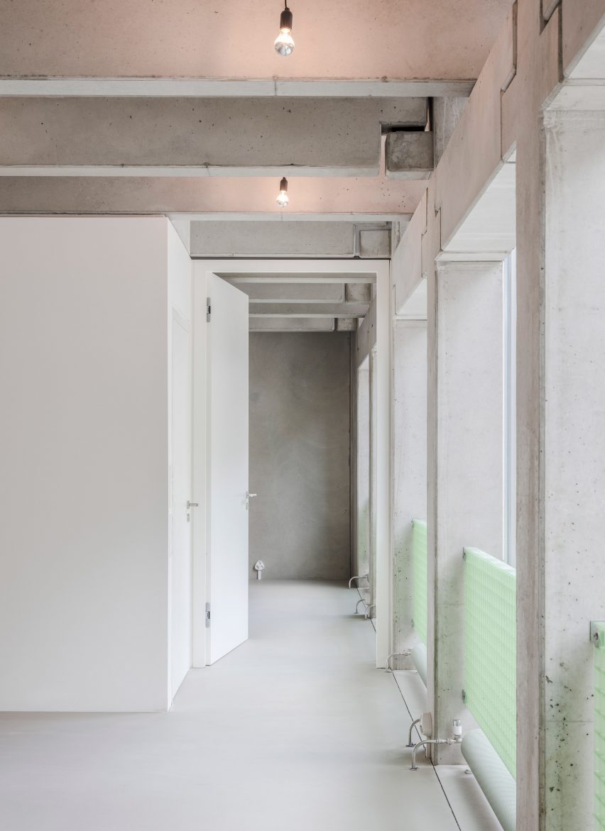 Wohnregal prefabricated concrete housing block by FAR in Berlin, Germany