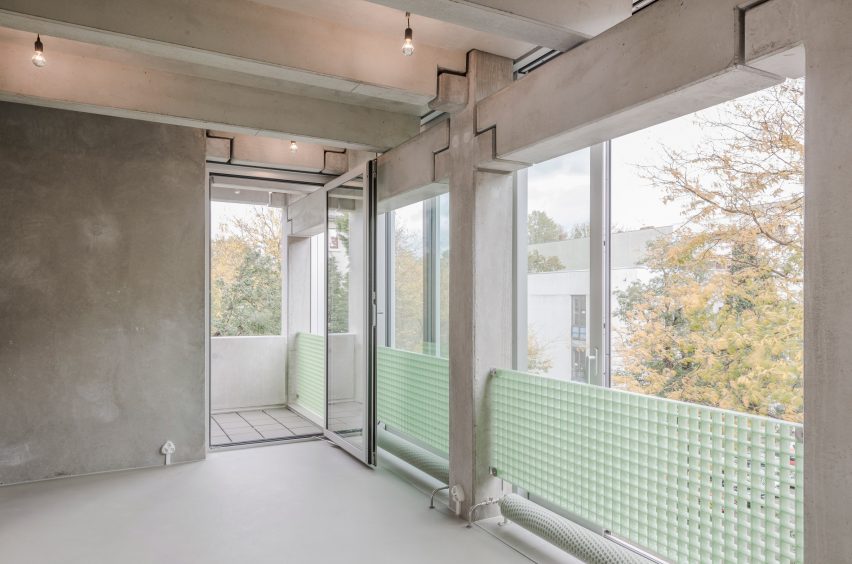 Wohnregal prefabricated concrete housing block by FAR in Berlin, Germany