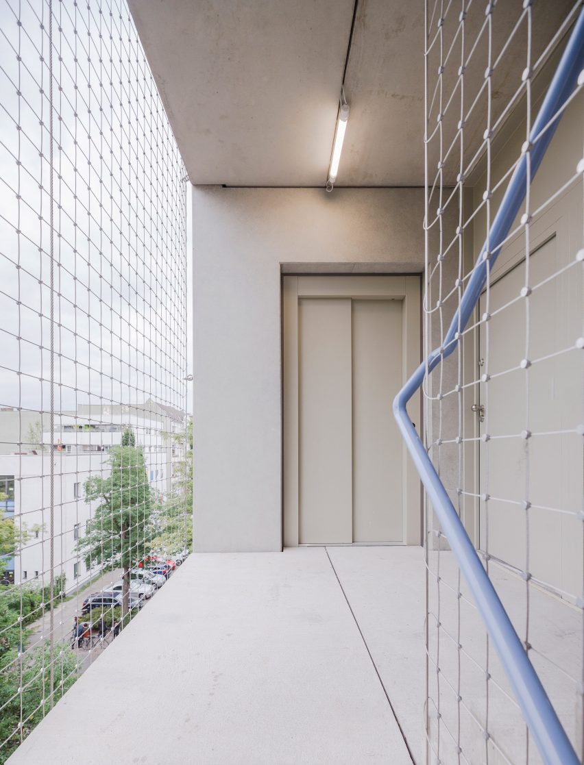 Wohnregal prefabricated concrete housing block by FAR in Berlin, Germany