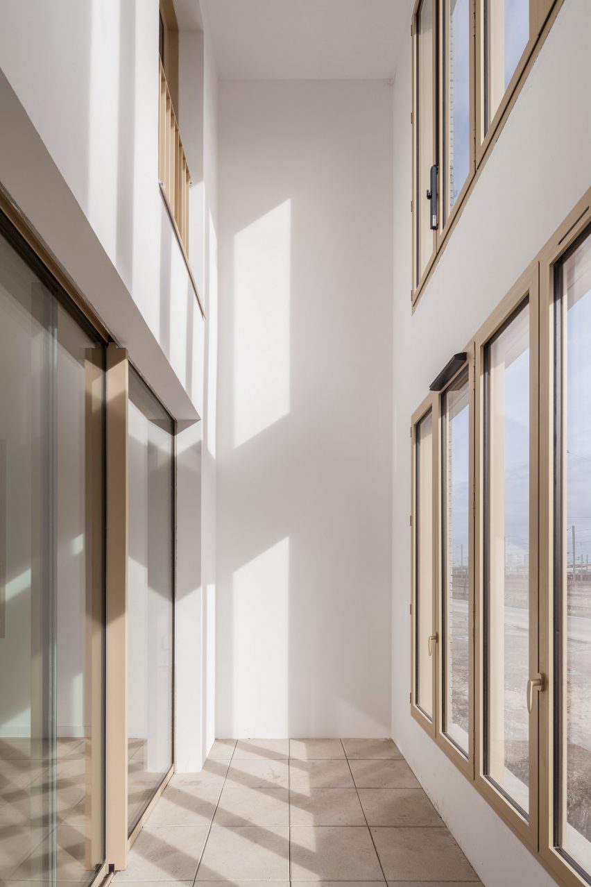 Interior of Zellige housing in Nantes, France, by Tectône and Tact Architectes