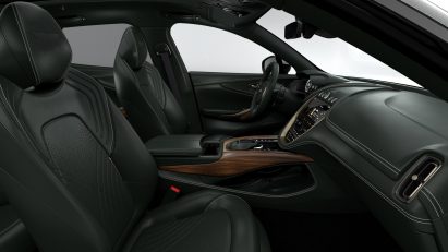 Interior of Adjaye-designed SUV
