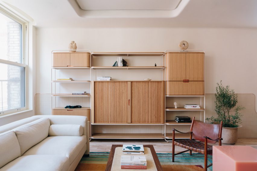 Living room of 20 Bond apartment by Home Studios