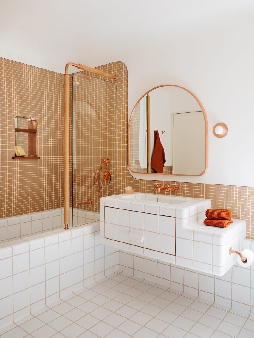 Bathroom of 20 Bond apartment by Home Studios