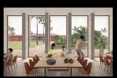 Teaching room in Adjaye Associates gallery