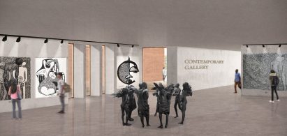 Contemporary art gallery