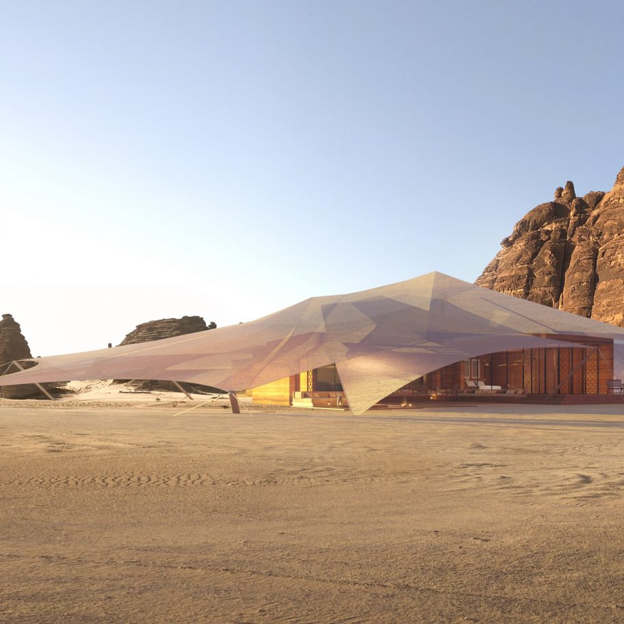 Tented Resort by AW2 in Saudi Arabia's AlUla desert