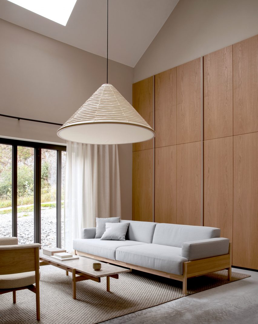 Living room inside Archipelago House by Norm Architects