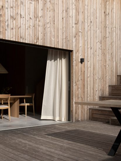 Dining room inside Archipelago House by Norm Architects