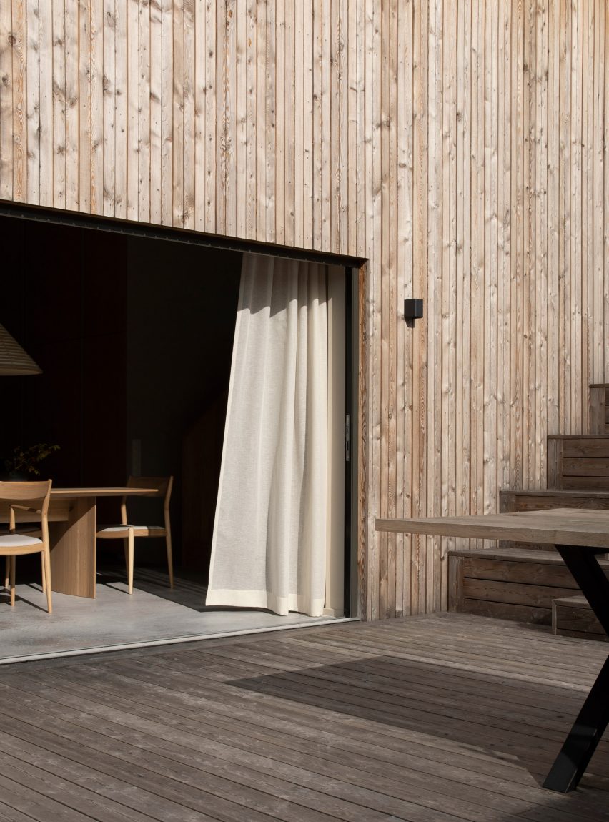 Dining room inside Archipelago House by Norm Architects