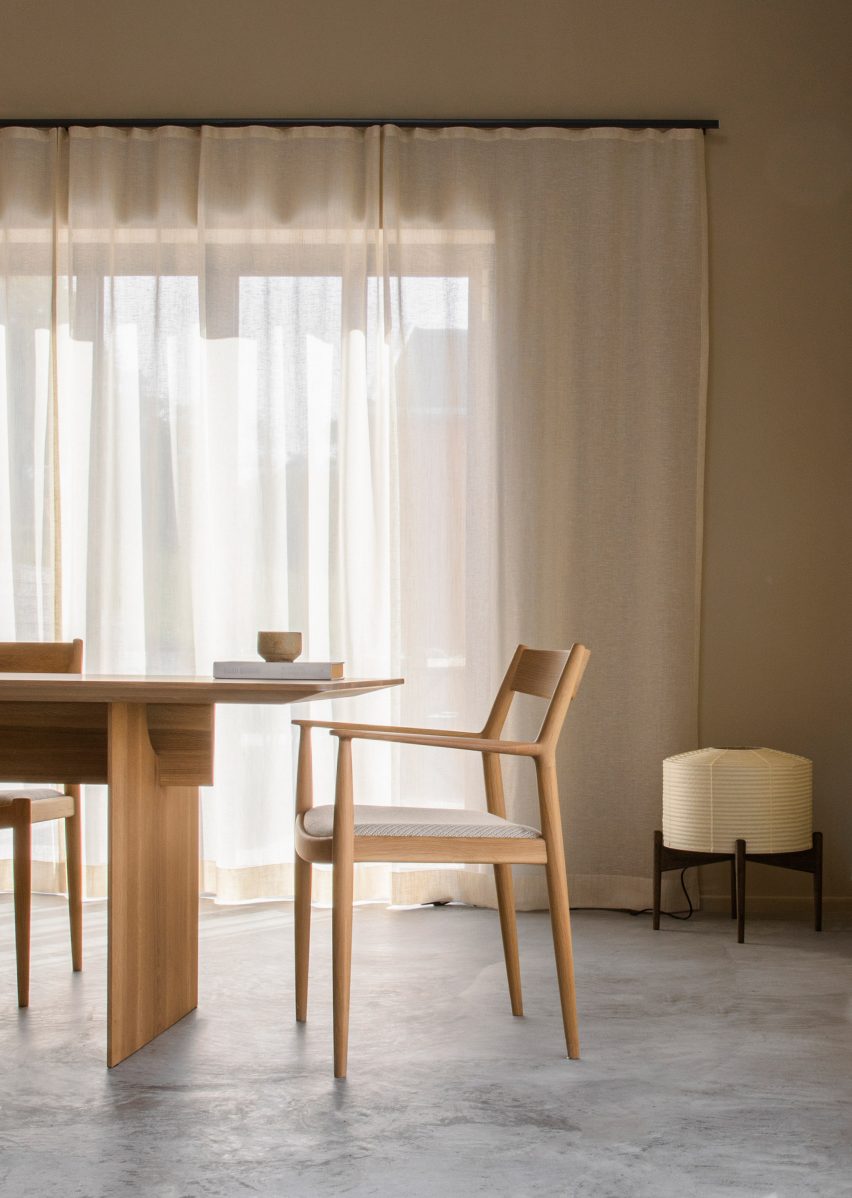 Dining room inside Archipelago House by Norm Architects