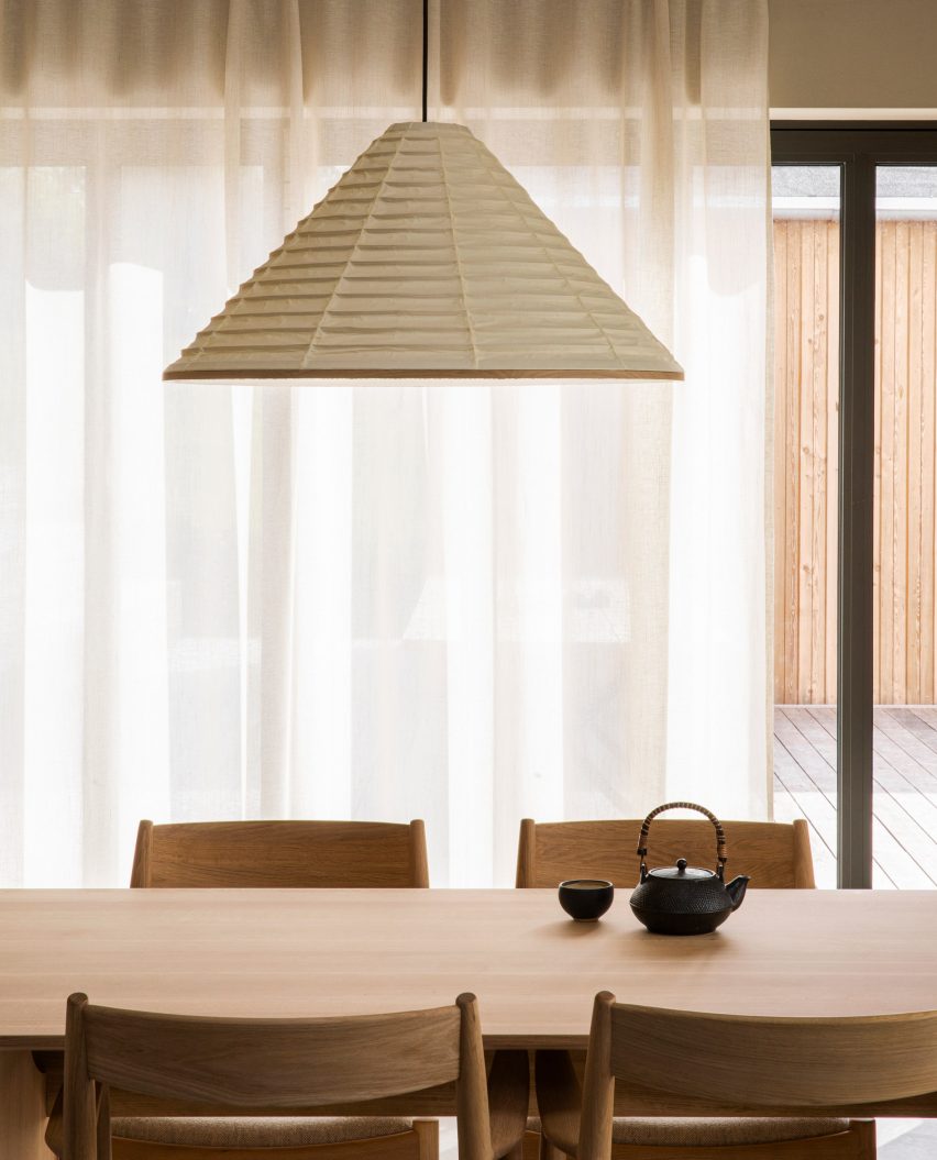Dining room inside Archipelago House by Norm Architects