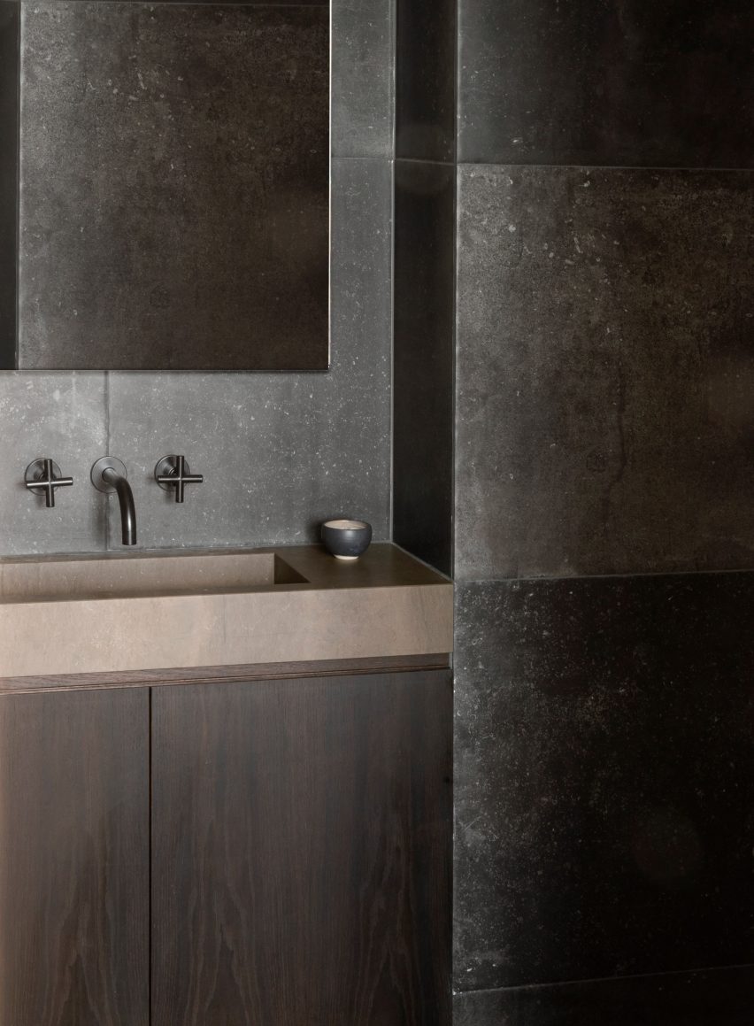 Bathroom inside Archipelago House by Norm Architects