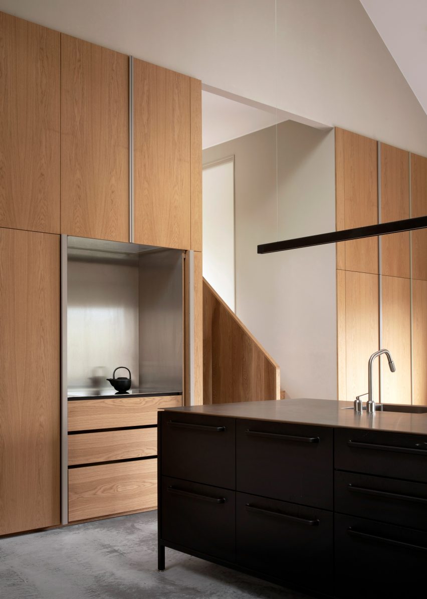 Kitchen inside Archipelago House by Norm Architects