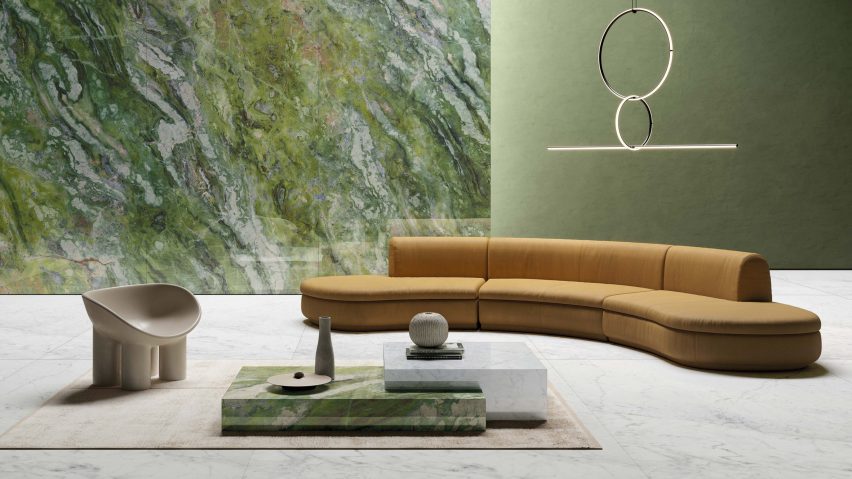 Brilliant Green by Ariostea in the Ultra Marmi​ collection