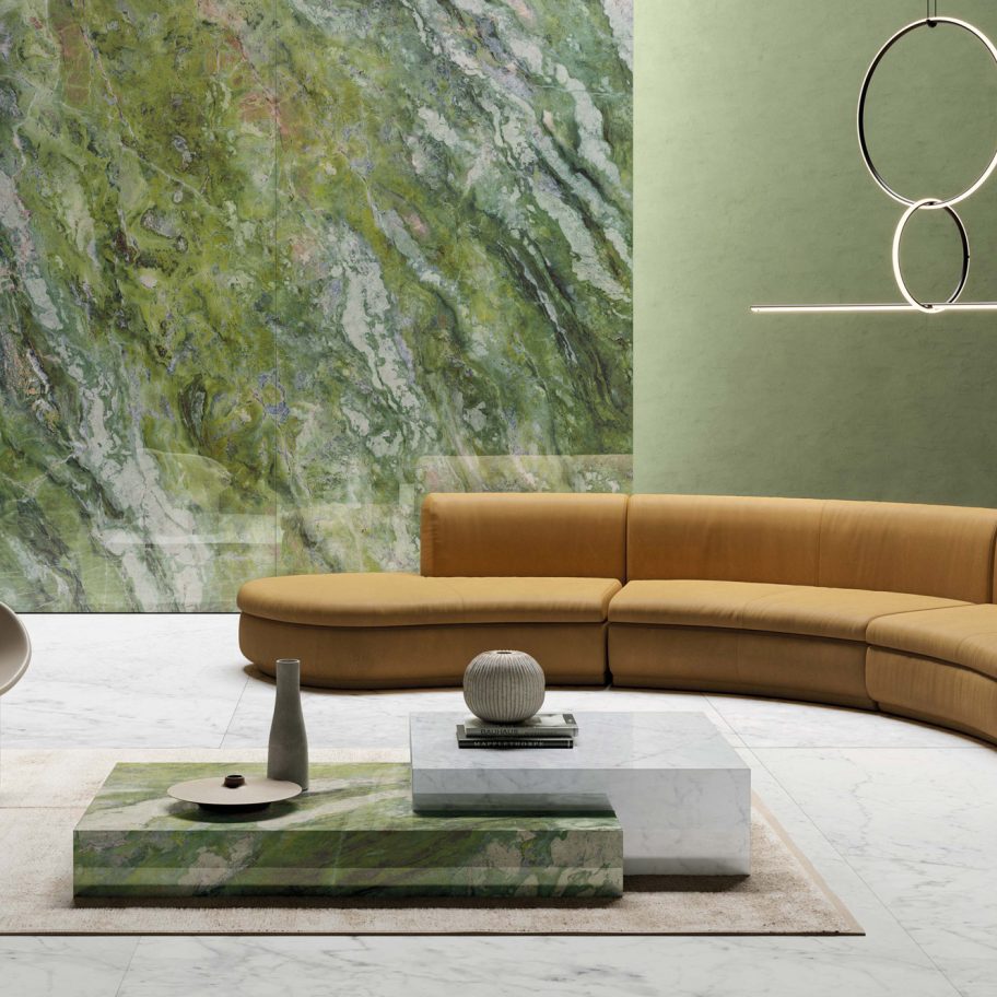 Brilliant Green by Ariostea in the Ultra Marmi​ collection