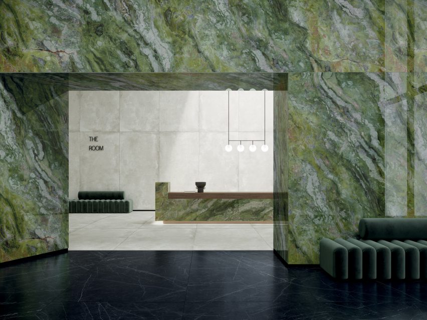 Brilliant Green by Ariostea in the Ultra Marmi​ collection