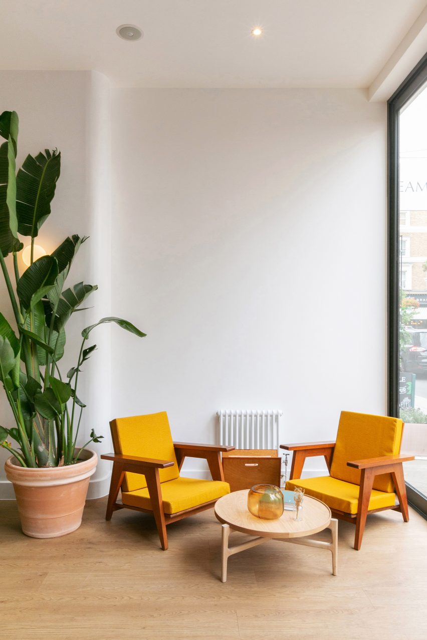 Interior of Beam cafe in London